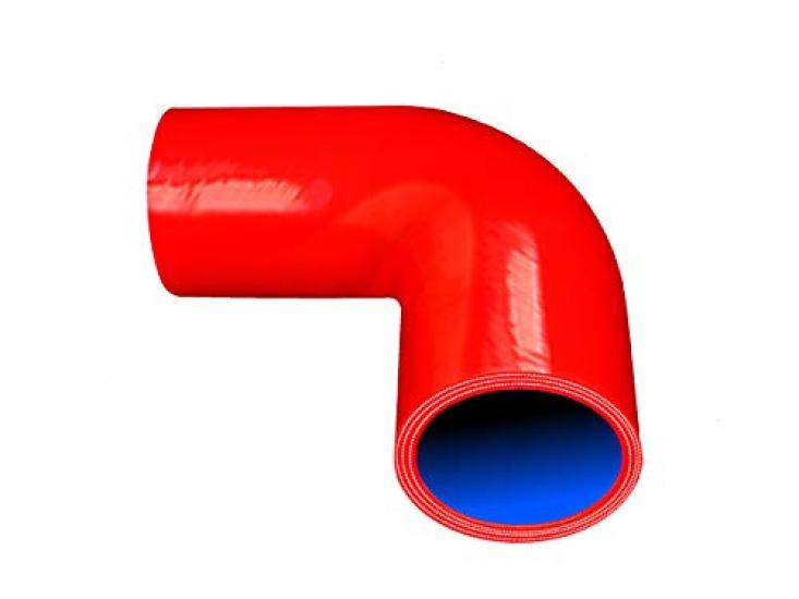 

TOYOKING Silicone 50mm Inner No for and Piping Universal Connection Hose High-Tech Heat-Resistant Tube, 90-Degree Elbow, Diameter, Red, Logo,
