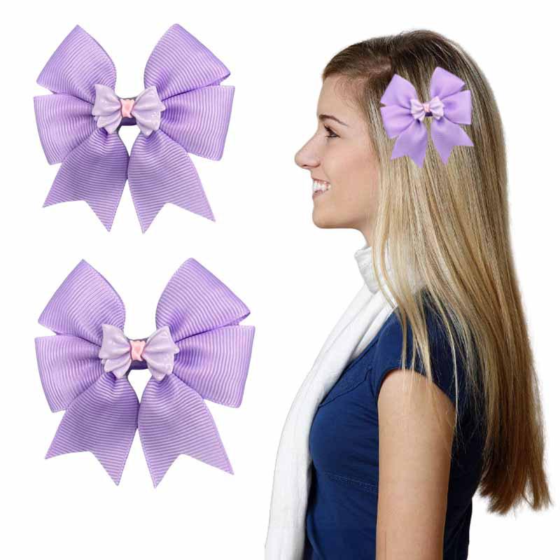Nuova Pinza per Capelli a Forma di Fiocco Color Caramella Transfrontaliera per Bambini: Accessori Semplici per Capelli e Copricapi