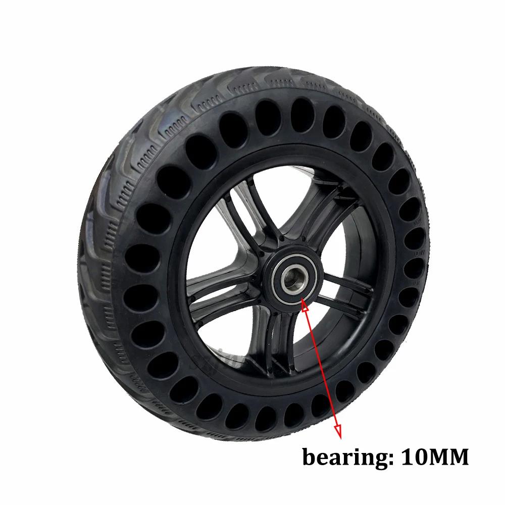 200x50 Solid Wheel with 12MM Bearing for Mini Electric Scooter 8x2 Inch Non Pneumatic Auxiliary Front Wheel
