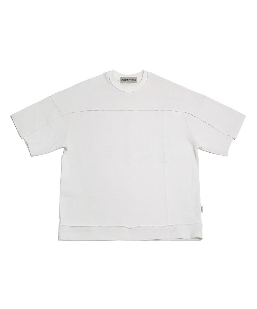 Naiteuwokeudeb Low Cut Line Half Tee_White