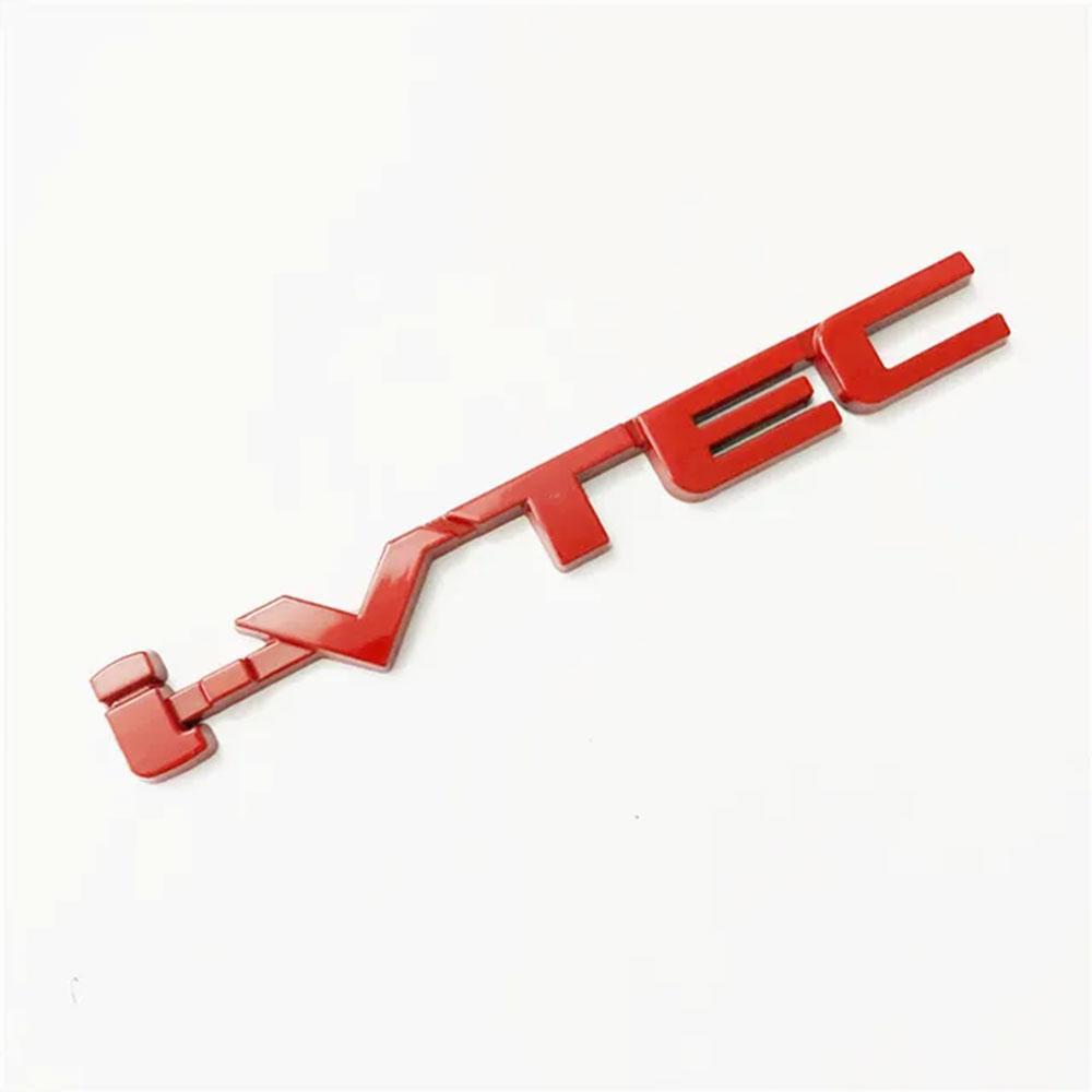 APH1 1Pc 3D Metal Alloy Letters i-VTEC Logo Badge Car Rear Trunk Sticker Emblem for Honda City Civic Accord Jazz CRV Accessories