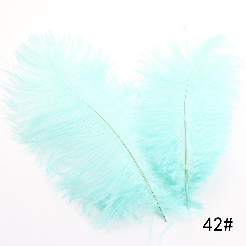 High Quality Ostrich Hair 35-40Cm Multi-Colored Decorative Feathers, Stage Room Flower Arrangement Feathers