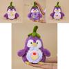 Plush Eggplant Penguin Toy For Kids Girls Gift Soft Stuffed Animal Childrens Decor