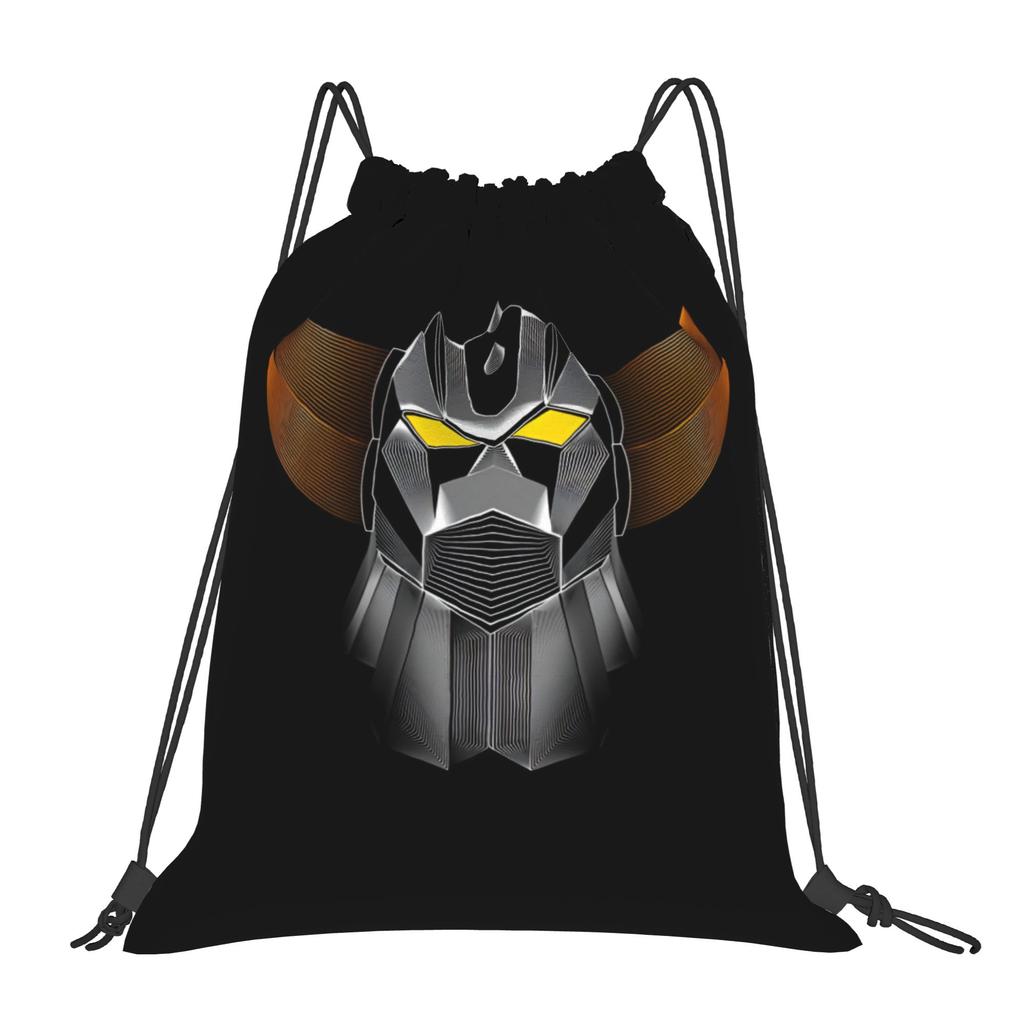 Custom Robo Grendizers Drawstring Backpack Bags Women Men Lightweight Anime Gym Sports Sackpack Sacks for Traveling