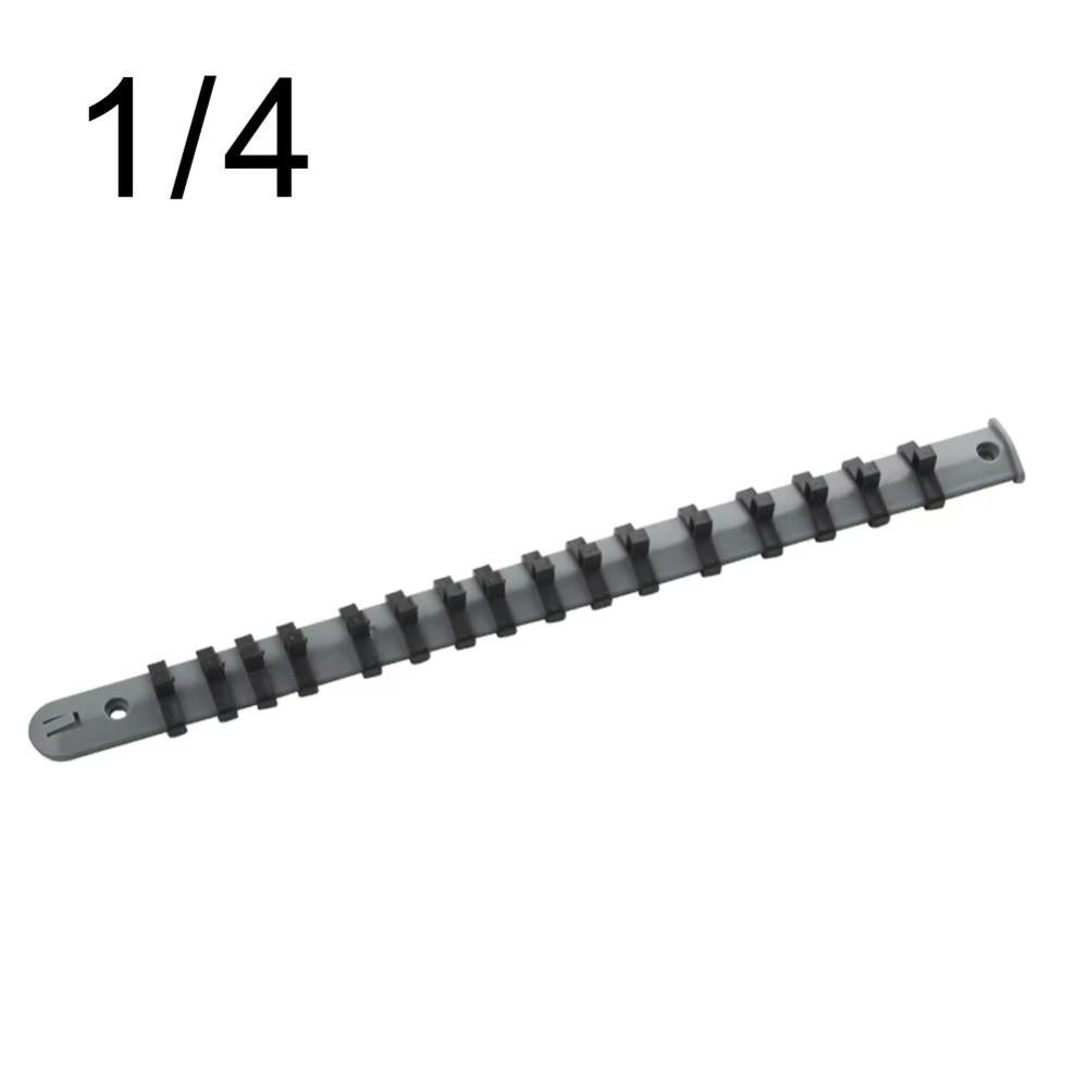 New 350mm Storage Rack 1/4in 3/8in 1/2in Plastic Organizer Tray Holder