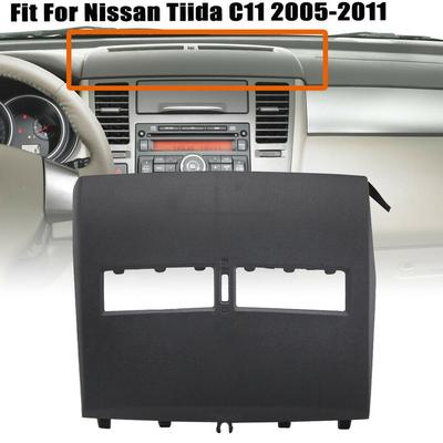 Air Vent Trim Bezel Car Black Center Dash Front Upper Top Panel