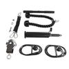Fitness Lat and Lift Pulley System Aluminum DIY Home Gym Cable Pulley System Attachments for Triceps Pull Down Biceps Curl Arm Workouts