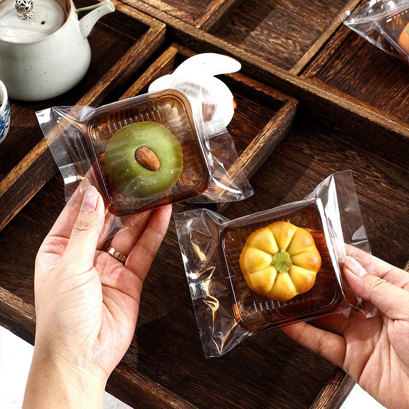 Transparente Mondkuchen & Eigelbkuchen Verpackungsbeutel