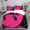DAN DA DAN Set Biancheria da Letto di Lusso Anime Cartone Animato Giapponese Set Copripiumino Coperta Singola Matrimoniale Dimensioni Stampato Tessile per la Casa