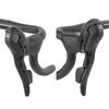 MicroNew Dual Control Road Bike Shifters: 2/3-speed Front, 7/8/9/10/11-speed Rear Derailleurs.