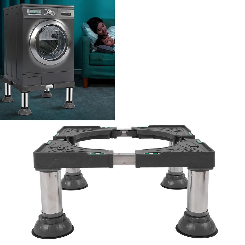 Washing Machine Stand, Non-Slip Fridge Holder, 200kg Load Capacity, Easy Assembly, Dryer and Fridge Base