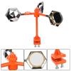 Solar Wind Powered Automatic Bird Repeller 360° Rotation Outdoor Garden Farm Yard Deterrent with Reflective Sound Scare Features
