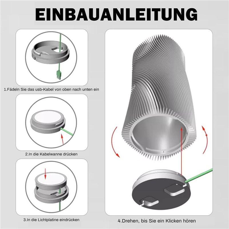 5X DIY Model For Led Lamp Kit,Bright Light Energy-Efficient Custom Lighting Project Multicolor Led Light Parts