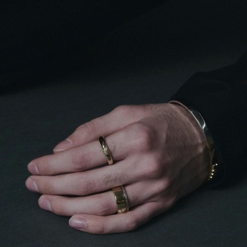 Aphrose Sanding Layered Ring