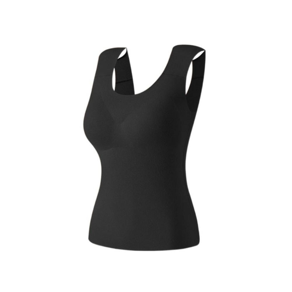 U-neck Right-angle Shoulder Vest Invisible Underwear for Women Thermal Underwear  Body Shaping