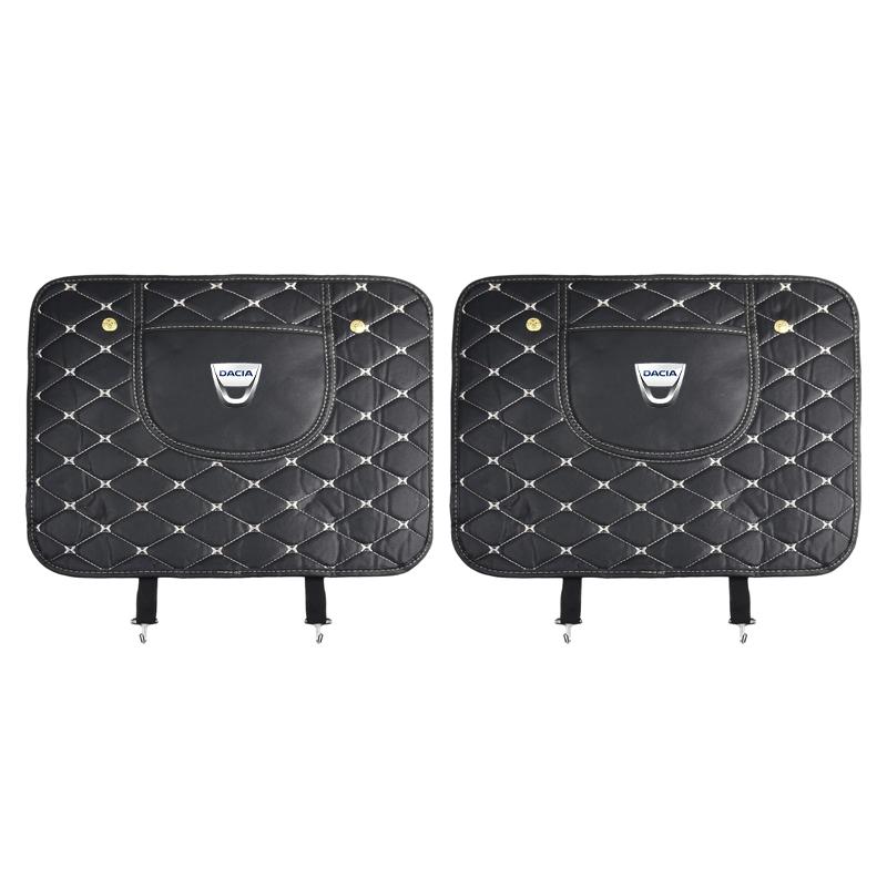 New Leather Car Anti-Kick Mats Auto Seat Back Protector Cover For Mercedes-Benz AMG CLS GLC GLK W211 W221 W220 W163 W164 W203 W204 A B C E S SLK Class