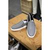Panicare Mario Woven Leather Gray Calfskin Slip On M Ifo05gr