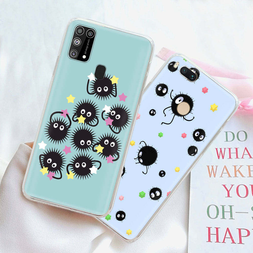 

Чехол для Xiaomi Redmi Note 13 VIVO Y20 Tecno Pova Samsung S24 Realme C3 OPPO F11 Moto E32 Infinix iPhone 15 Soot Sprite