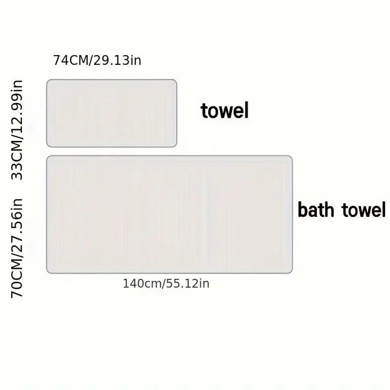 1/2/3pcs Cotton Hand Towel Bath Towel, Super Absorbent , Soft Greek Style Towel Set Bathroom Accessories