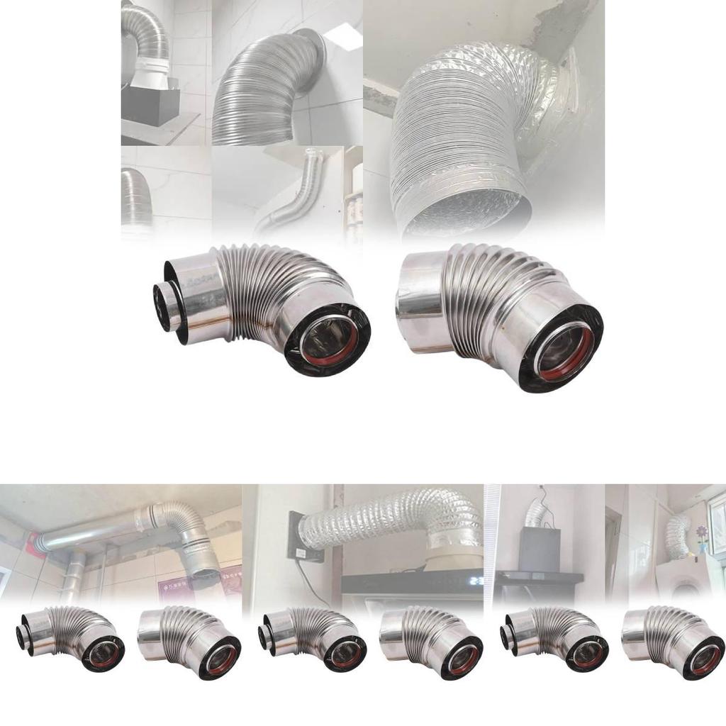 Durable Stainless Steel Exp Able Smoke Exhaust Pipe For Kitchen Ventilation System