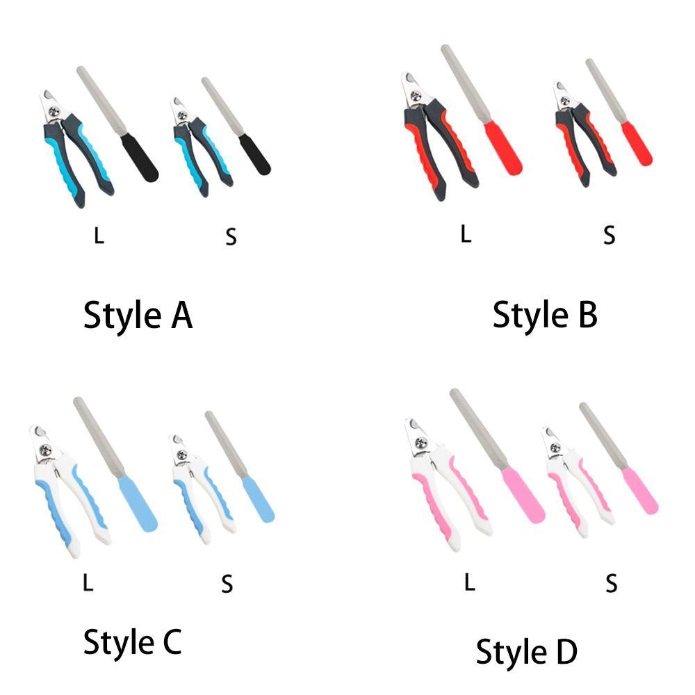 Non-slip Handle Cat Nail Clippers Stainless Steel Dog Nail Trimmers Clipper Pet Cleaning