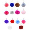 Pom Pom Keychain Plush Fashion Home Car Key Holder Portable Hanging Backpack Purse Pompom Tassels Keyrings Pendant