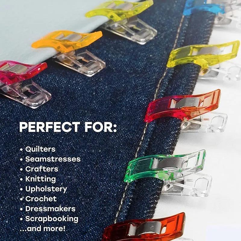 5-20Pcs Sewing Clips Multipurpose Plastic Craft Quilting Binding Clips Crocheting Knitting Safety Clamps DIY Sewing Accessories