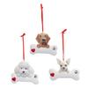 Christmas Tree Dog Resin Pendant Wear Resistant DIY Xmas Puppy Resin Pendant for Christmas Resin