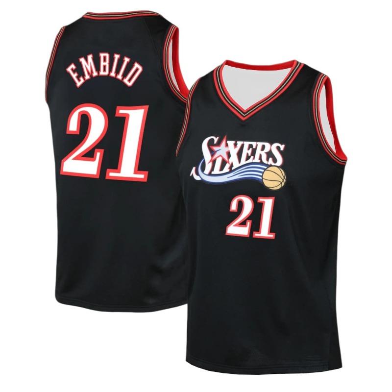 Men Women Sixers James 23 Sleeveless Basketball Jersey, Y2K Sports Fan Streetwear, Loose Tank Top Quick Dry Mesh Shirt