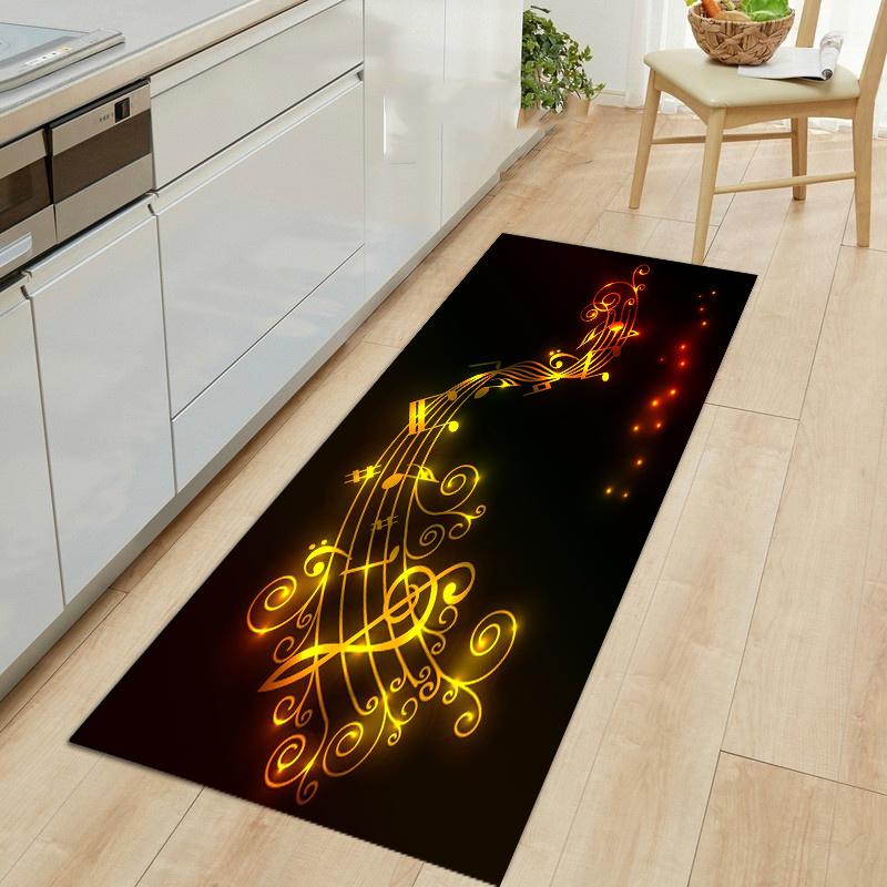 Tappeto stampato in 3D serie tastiera di pianoforte, tappeto grande, tappeti per soggiorno camera da letto, tappeti per cucina Tappetini antiscivolo