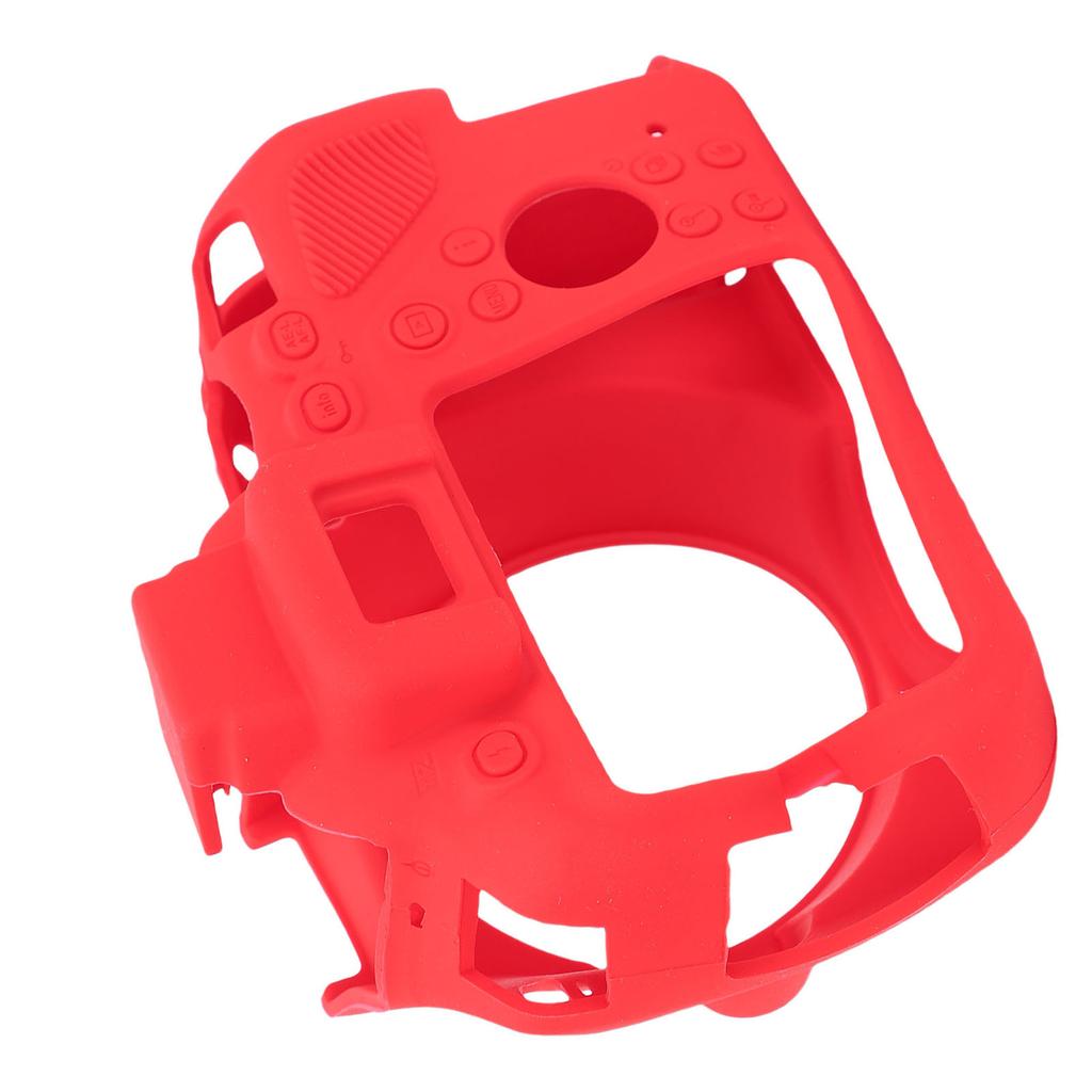 Camera Silicone Cover Fit for Nikon D3500 Protective Non Slip Ultra Thin Soft Camera Case Protector Red