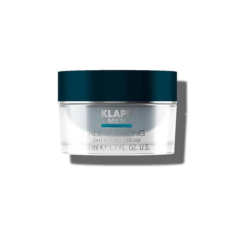 KLAPP Men All Day Long Cream 50ml 1 Pack KLAPP Cosmetics - Men All Day Long - 24h Hydro Cream (50 ml)