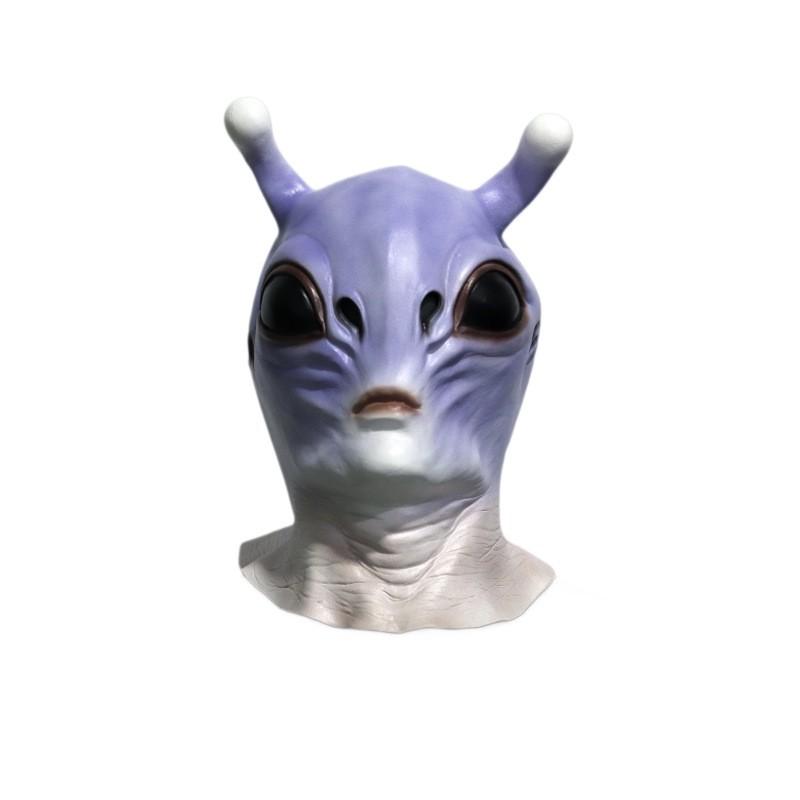 Masque en Latex Alien Accessoires de Costume Fête d'Halloween Couvre-chef Drôle Effrayant Cosplay