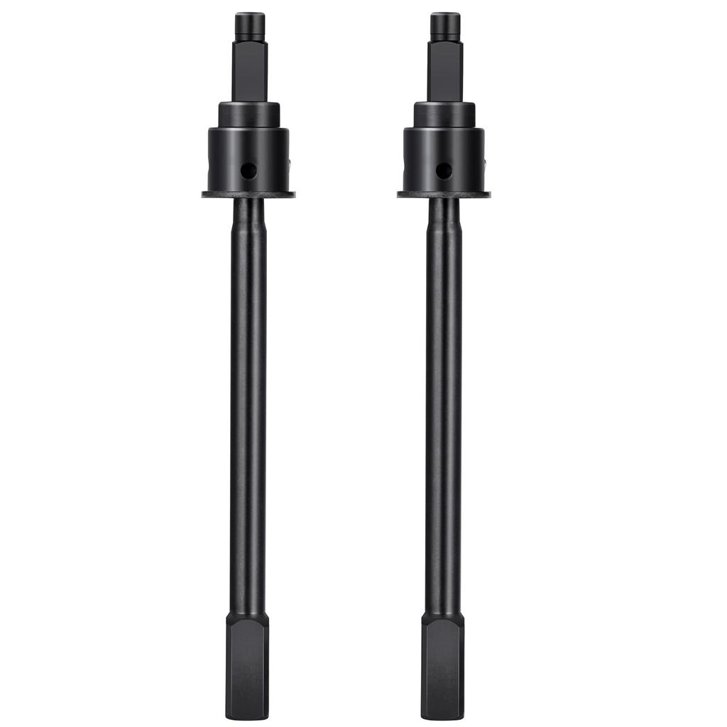 YEAHRUN Steel Front Rear CVD Drive Shafts Steering Portal Axle Stub for 1/18 RC Crawler Car Axial Capra 2WD UTB18 Accessories
