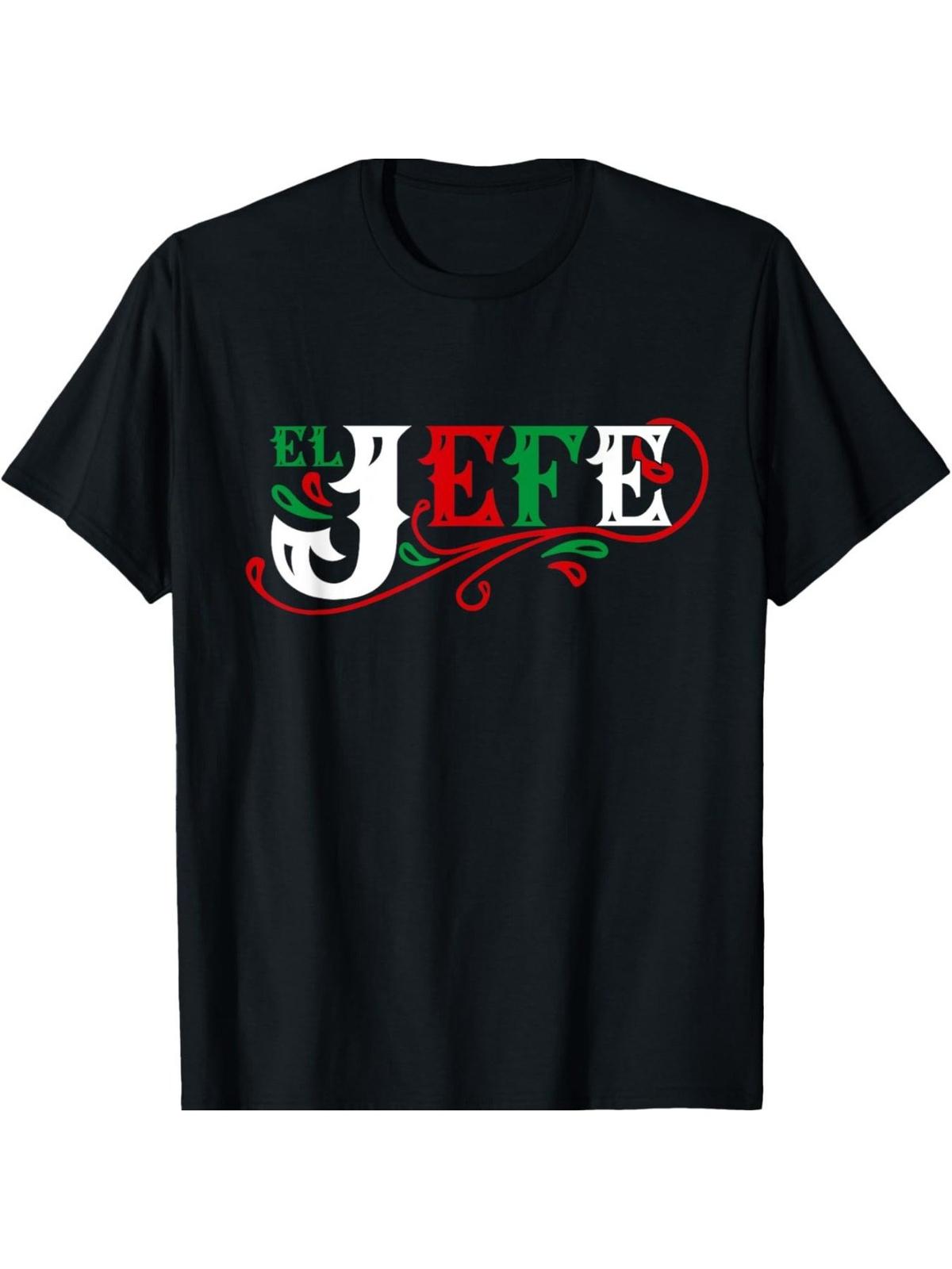 El Jefe The Boss in Spanish Funny Mexican Quote T-Shirt S разноцветный