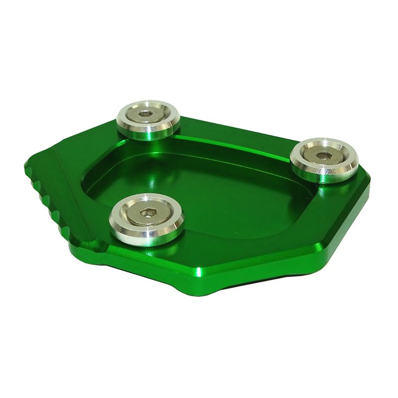 waase For Honda XLV 600 650 700 TRANSALP / DOMINATOR NX 650 / FMX 650 Kickstand Foot Side Stand Extension Pad Support Plate зелёный