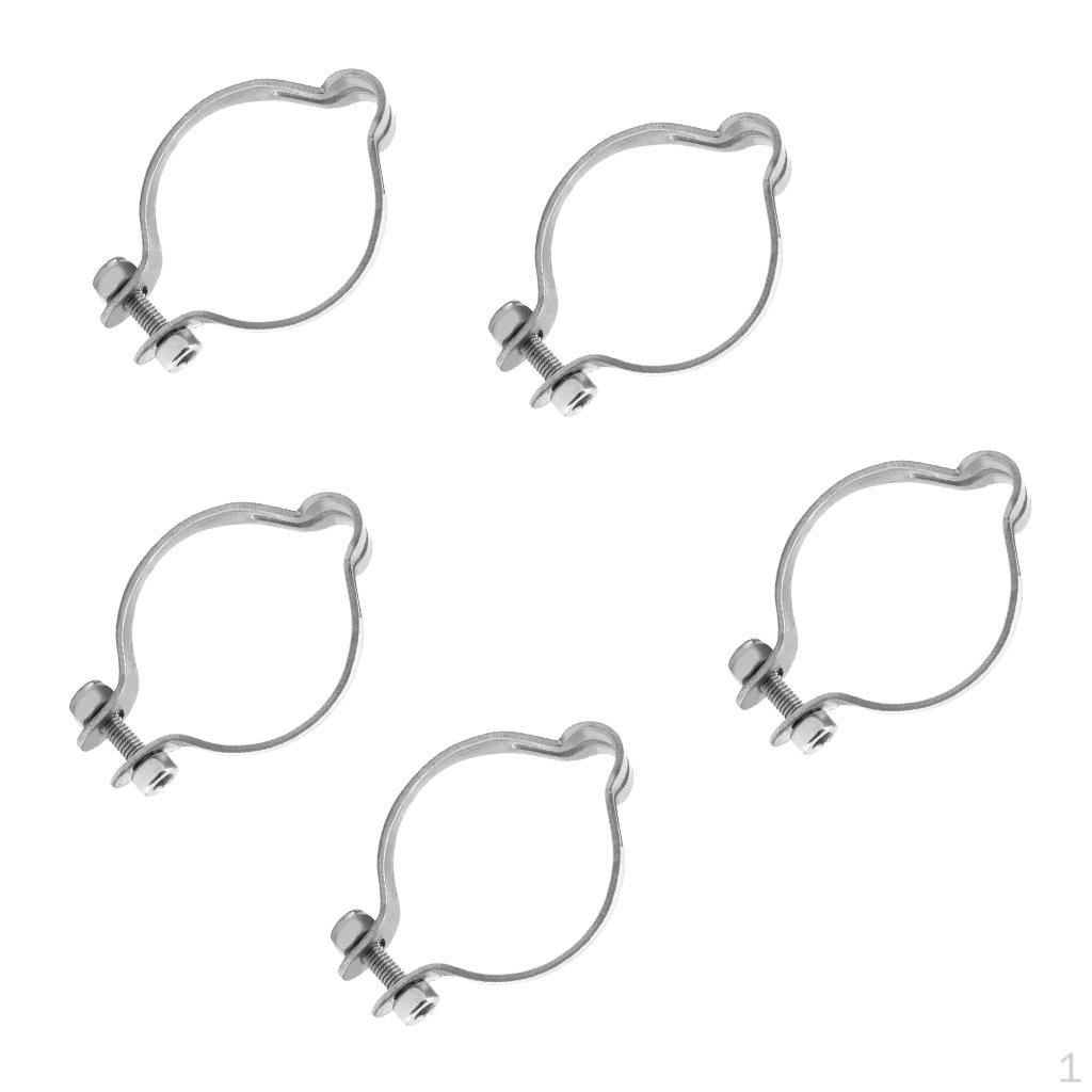5pcs Bicycle Brake Cable Clamp Disc Shifter Tube 25.4mm Vintage