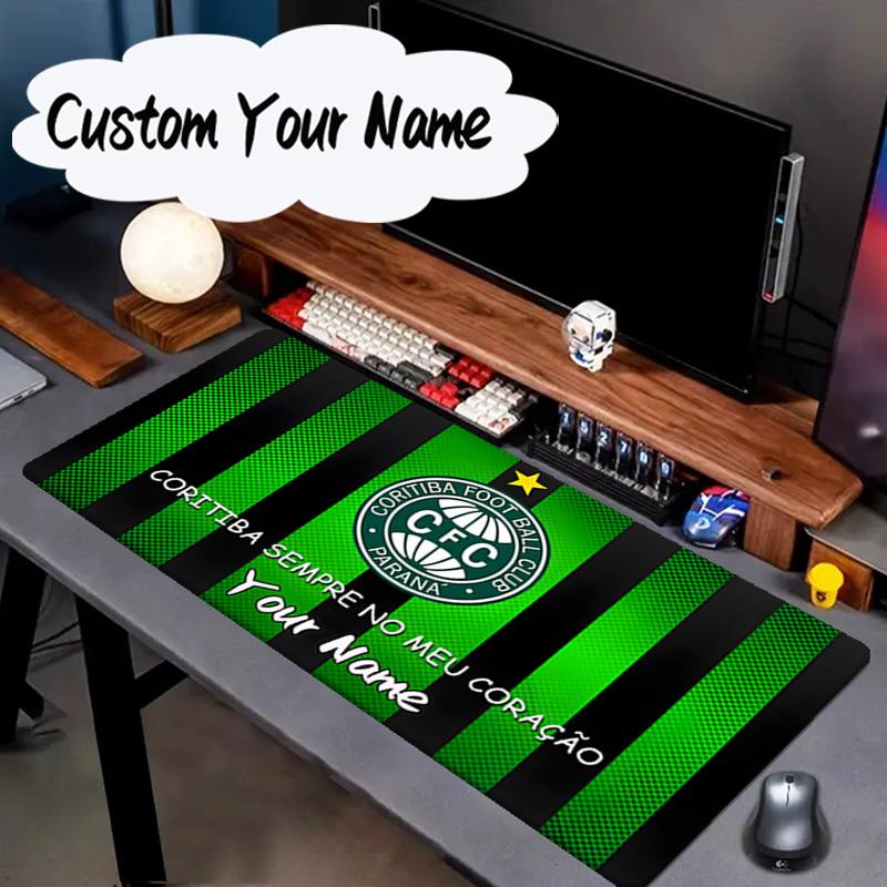 Custom Name Mouse pad Coritiba Football Club Return Mouse pad, Gaming Mouse Pad, keyboard pad, Desk Decor for computer notebook Fan Birthday Gift
