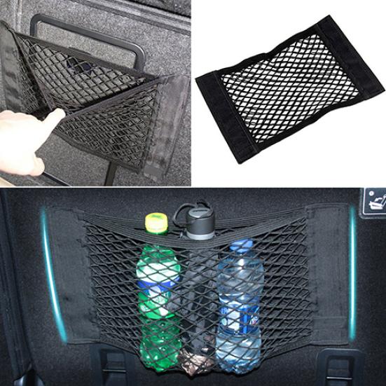 Car Auto Back Rear Trunk Seat Elastic String Net Mesh Storage Bag Pocket Cage