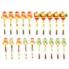 4PCS Christmas Solar Santa Claus Lights Snowman Pathway Lights Suitable For Yard Driveway Lawn Garden Xmas Tree Decoration
