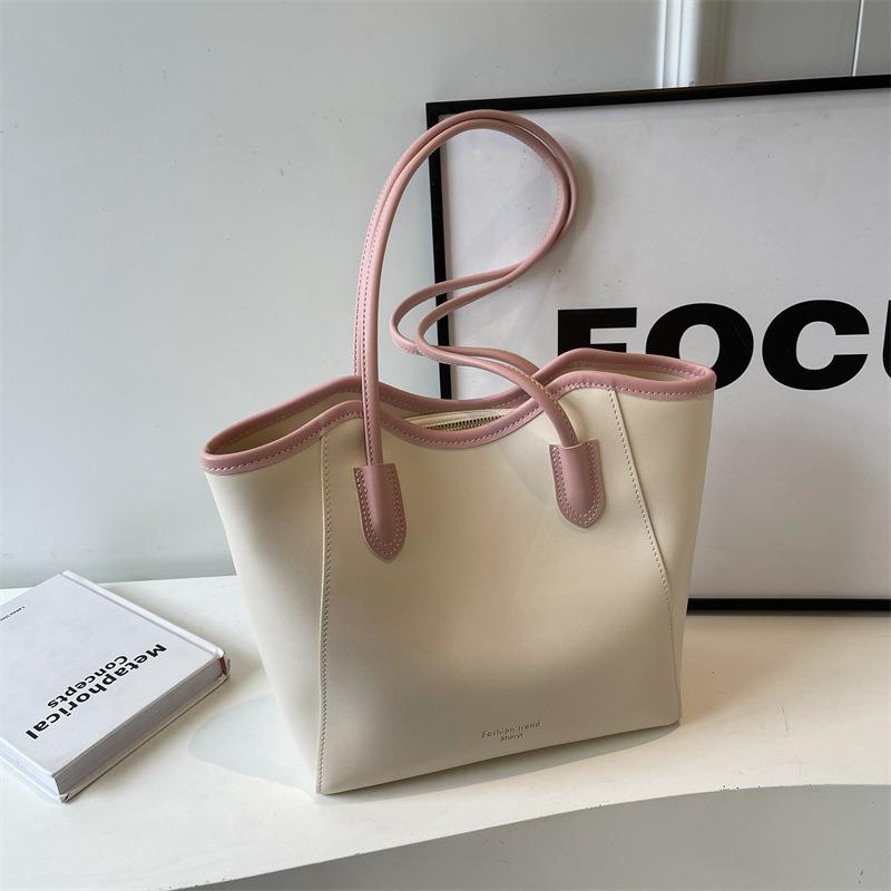 New High-end Retro Commuter Bag Women's Bag Simple and Versatile Shoulder Bag Fashion Trend Tote Bag