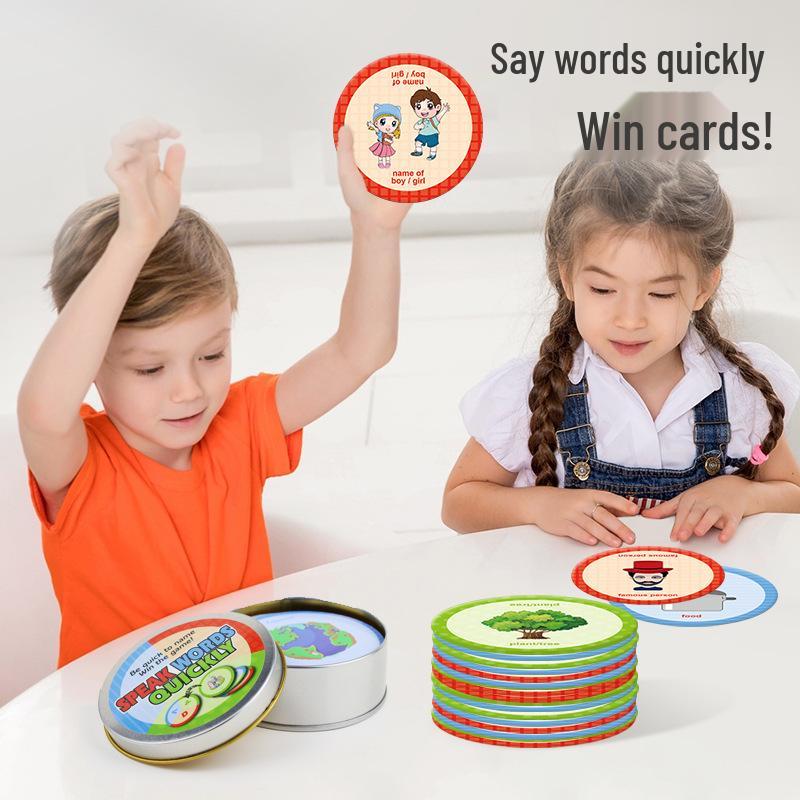 Speedy Words Match Puzzle: Family & Children's Board Game for Parent-Child Interaction