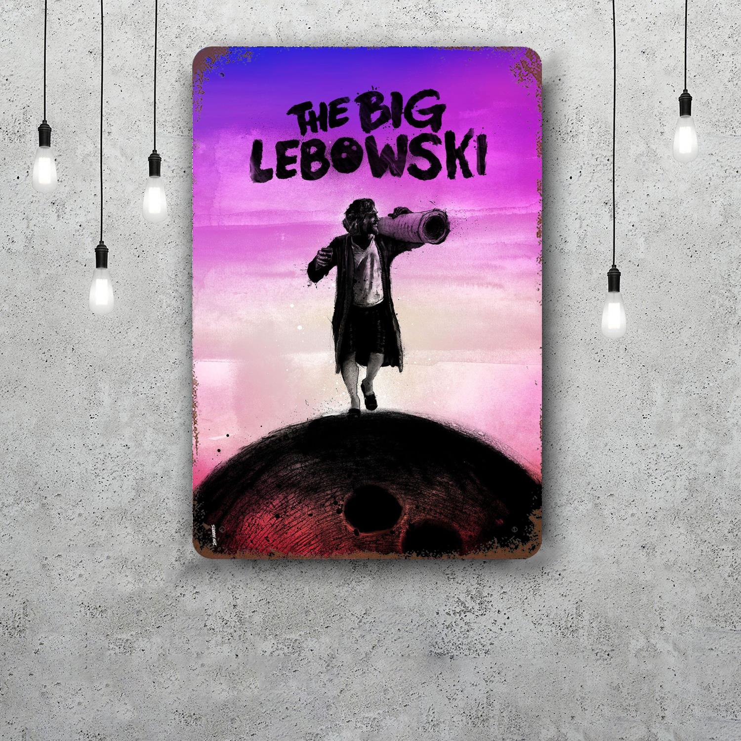 

the big lebowski Retro Vintage Tin Sign Poster Decorative Plaque Metal Plate Wall Decor 20x30cm（7.8x11.8inch）