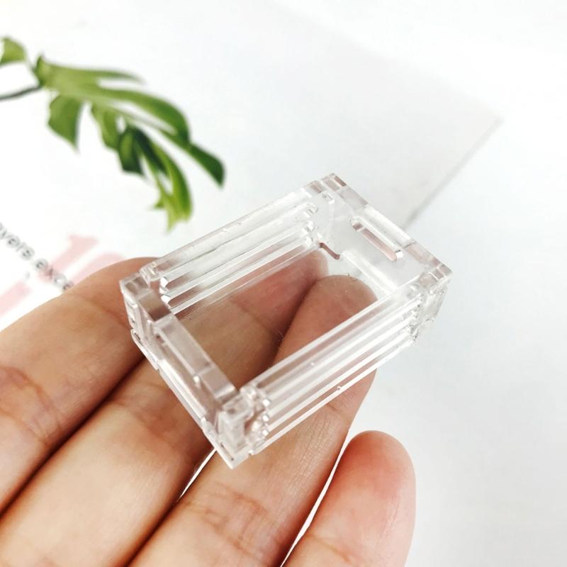 Geometrische Spleiß-Aufbewahrungsbox Behälter Harzform Aufbewahrungsbox Silikonform für Epoxidharz Organizer Heimdekoration