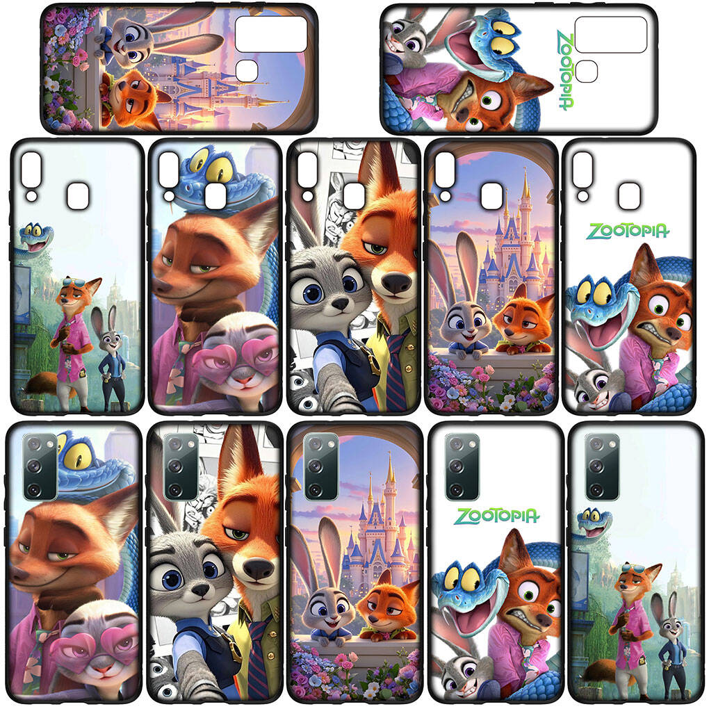 For iPhone 17 16 15 Xiaomi Poco F7 F8 X7 X6 C85 C75 C71 M8 Redmi Note 14 13 12 Pro Max 14C 13C 15C A3 A4 Phone Case Movie Judy Nick Zootopias 2 Garys