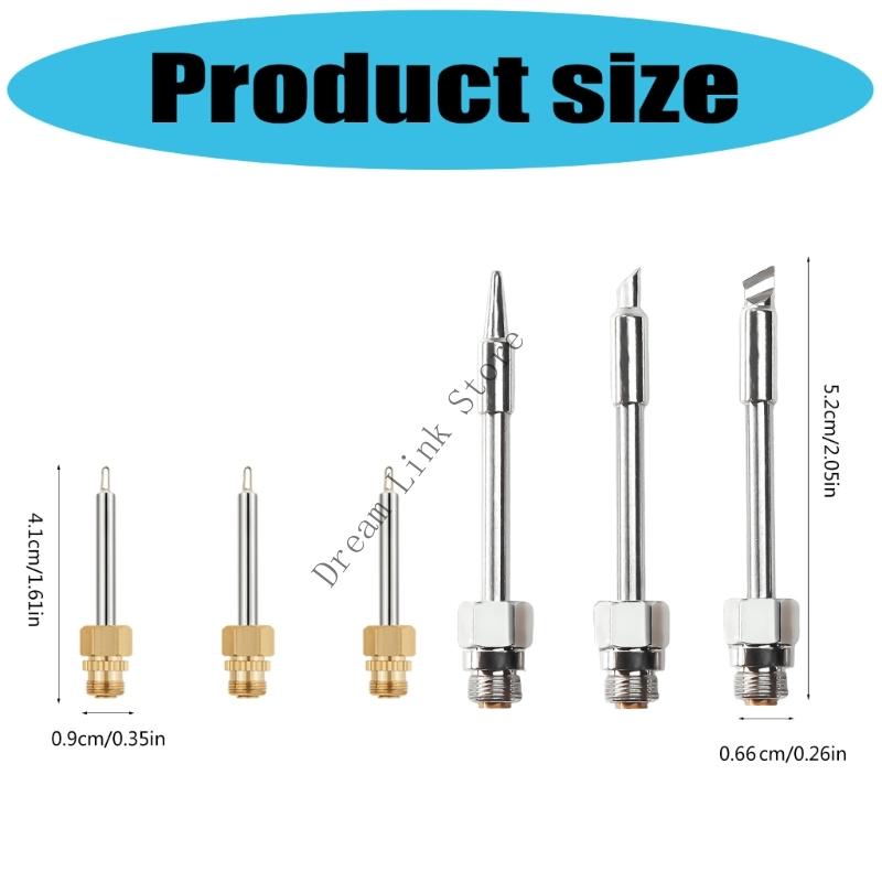 Q1FD Efficient USB Soldering Iron Tip Quick Heat Transfer Solid Construction Universal Fit Welding Tool Accessories