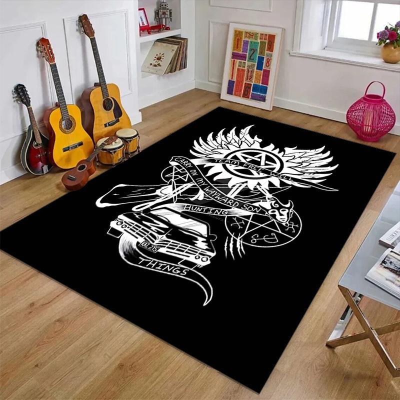 Supernatural Polyester Carpet, Soft Indoor Mat for Office Chair, Living Room, Computer Desk - Decorative Home Office Rug Design