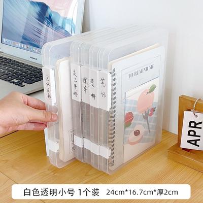 Slim Document Case Box Clear Plastic Document Box Office Desktop Document File Management Portable Plastic Box Sorting Folder Holder  Unique