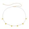 Accessories, Idyllic Daisy Flower Waist Chain, Sweet And Cool Wind Colored Rice Beads Woven Body Chain Female