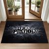 Sex Pistols Design Crystal Velvet Rug Soft Decorative Mat for Bedroom Entrance